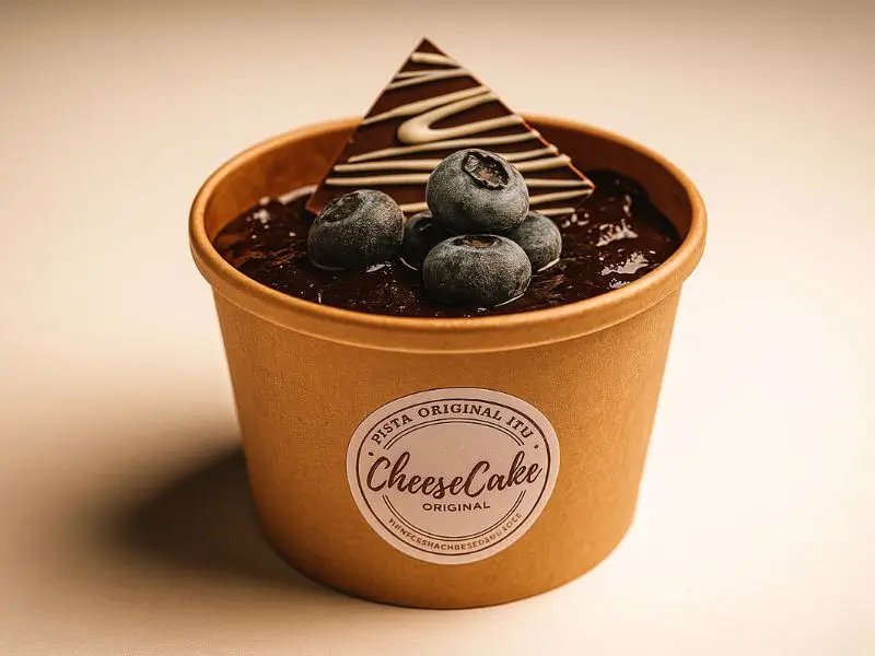 Cuchareable de Cheesecake con Arándanos