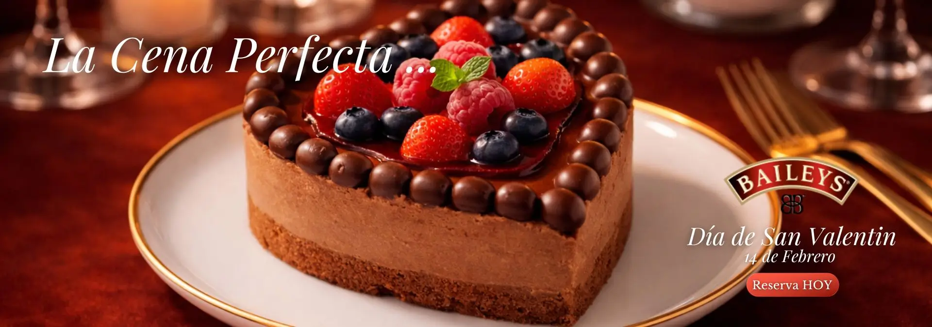 Postres San Valentín 2026, Dia de los Enamorados, Dia de la Amistad, Cena de San Valentín.